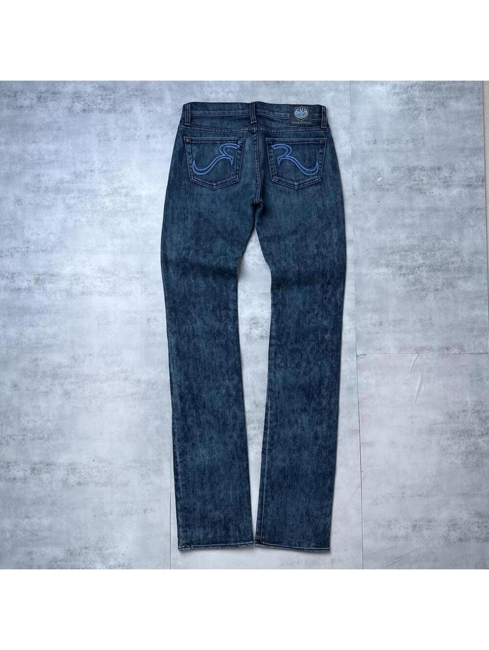 Y2K Rock & Republic 00s Skinny Denim Blue Jeans